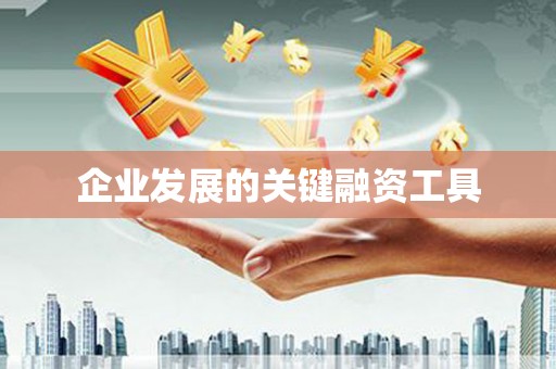 东阳企业发展的关键融资工具