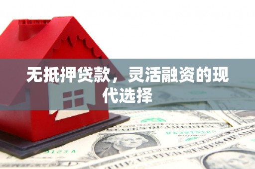 东阳无抵押贷款，灵活融资的现代选择